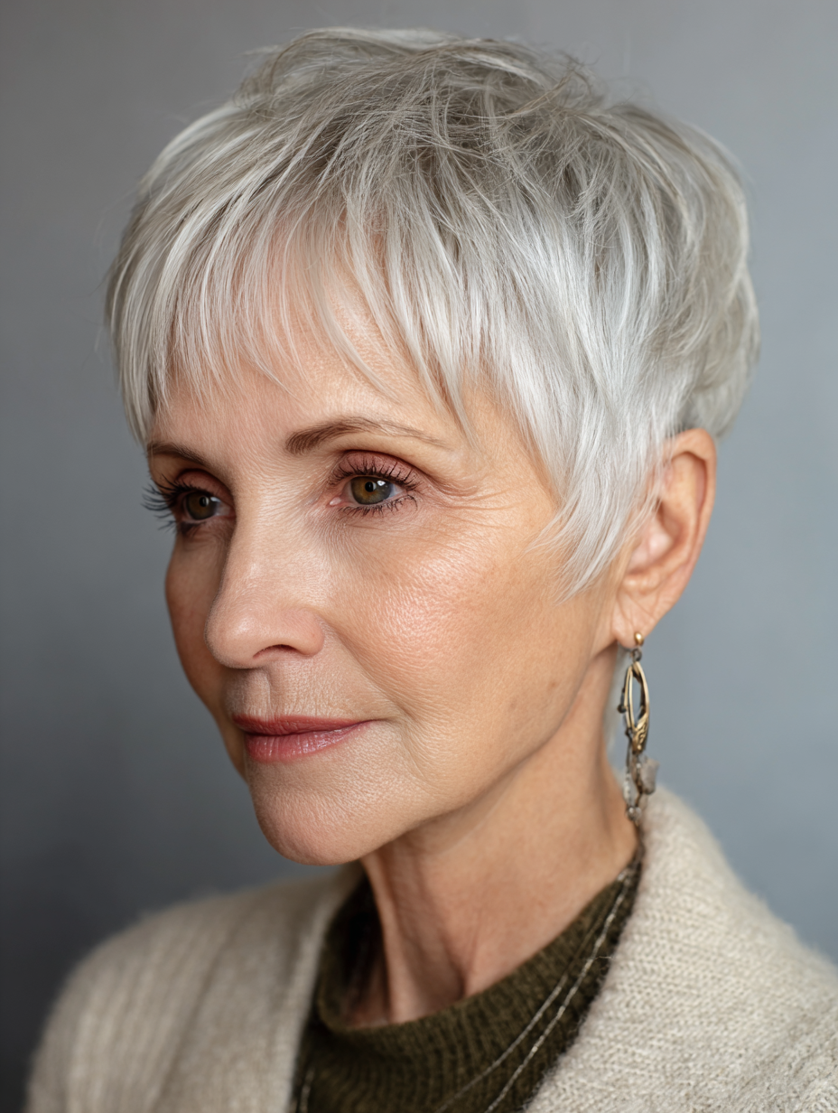 Short Layered Hairstyles for Fine Hair Over 60 That Add Volume and ...