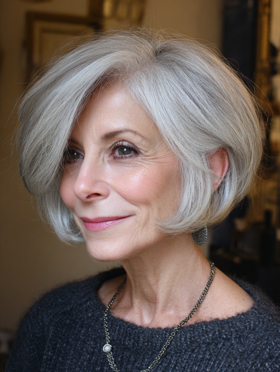 Sparse Style Hairstyles for Sparse Hair Older Women That Create Fullness and ...